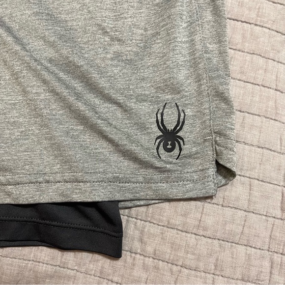 Spyder Active Men's Performance Proweb Stretch Shorts XL Gray - Picture 7 of 9